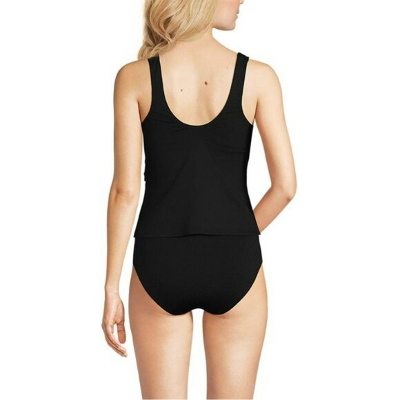 Lands end side tie tankini top size 12 dd - Picture 3 of 5